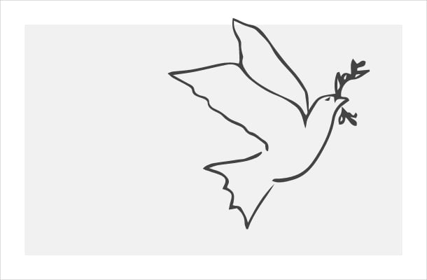Symbol: Taube mit Ölzweig – Natursteinwerk Max Böse