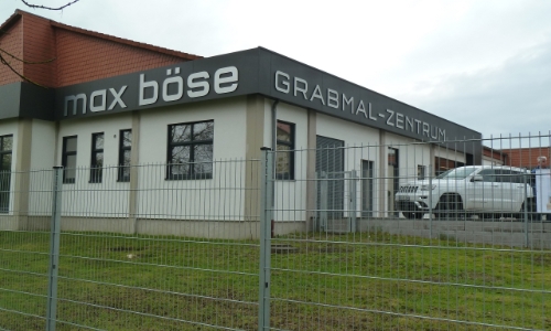 Grabmal-Zentrum Kindelbrück - Natursteinwerk Max Böse